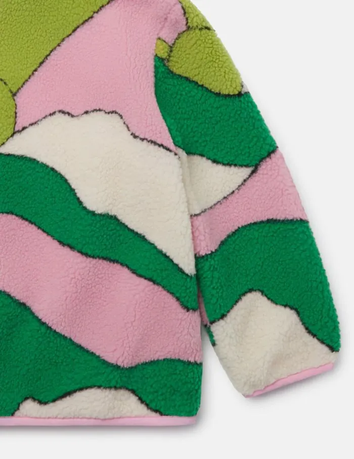 Kids Sunrise Scene Fleece Multi Mix Stella McCartney Outerwear Kids Sunrise Scene Fleece Multi Mix Stella McCartney Outerwear