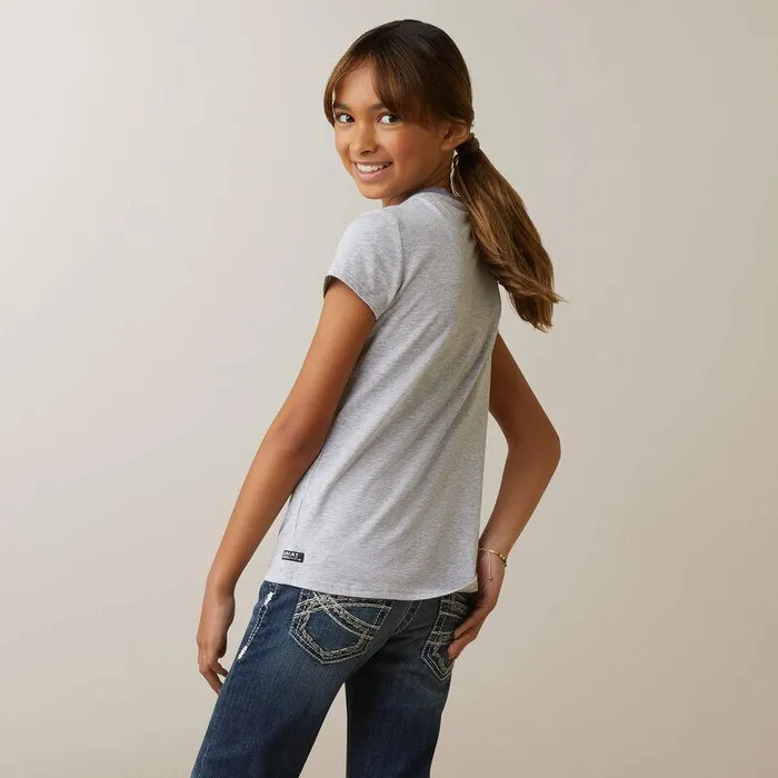 Kids TShirts and Polos Ariat Imagine TShirt Heather Grey