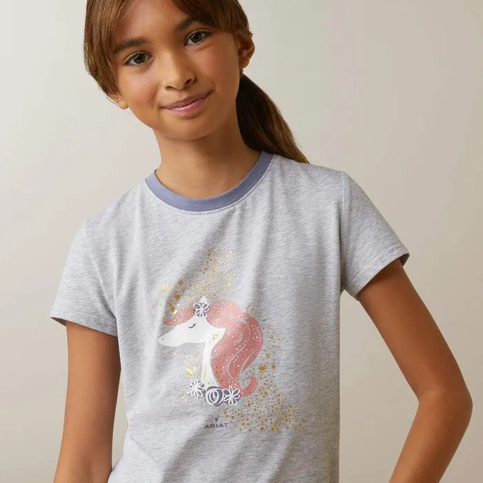 Kids TShirts and Polos Ariat Imagine TShirt Heather Grey