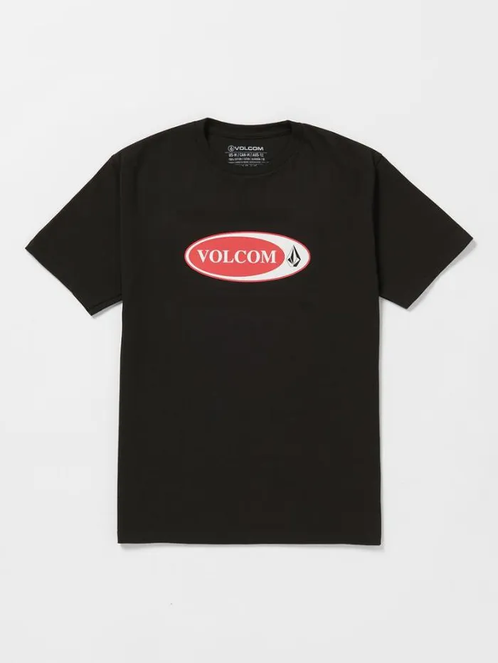 Kids TShirts and Tanks Volcom Big Boys Vellipse Short Sleeve Tee 8211 Black