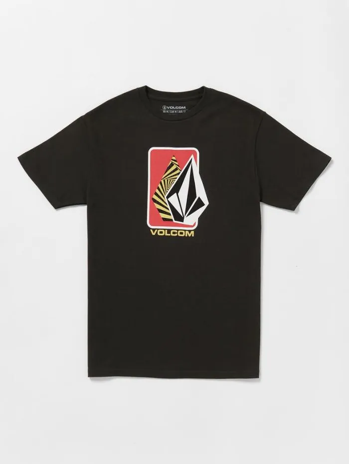 Kids TShirts and Tanks Volcom Little Boys Ramp Stone Geo Short Sleeve Tee 8211 Black