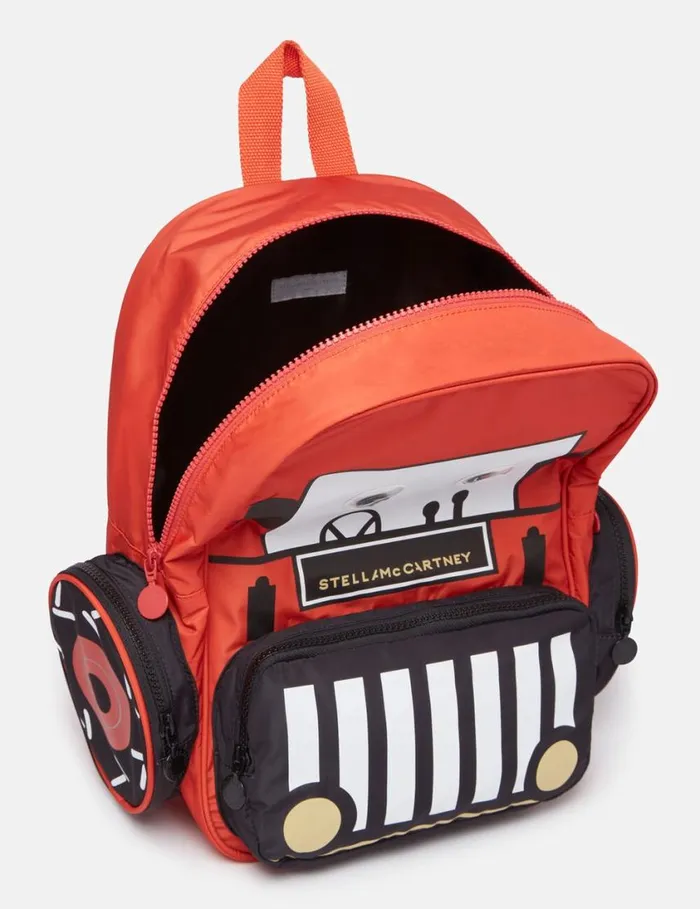 Kids Tractor Printed Backpack Red Stella McCartney Shoes And Accessories