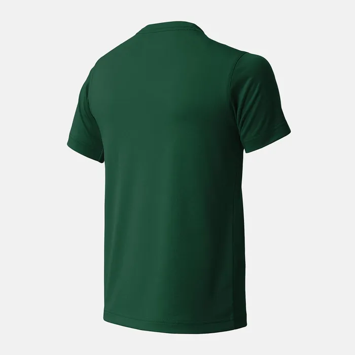 Kids Youth NB Short Sleeve Tech Tee Team Dark Green New Balance Tops Kids Youth NB Short Sleeve Tech Tee Team Dark Green New Balance Tops