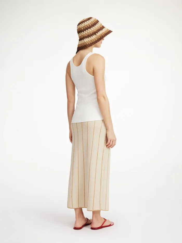 Knitwear Women By Malene Birger Hercula Maxi Skirt Oyster Gray Knitwear Women By Malene Birger Hercula Maxi Skirt Oyster Gray
