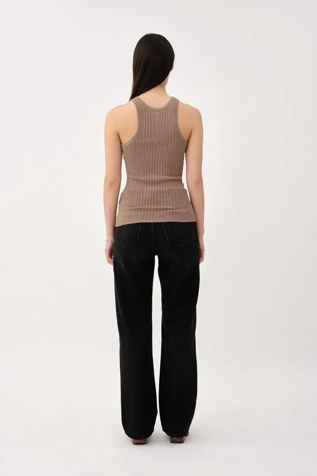 Knitwear Women Wonhundred Sena Pointelle 8211 Fossil