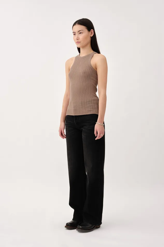 Knitwear Women Wonhundred Sena Pointelle 8211 Fossil