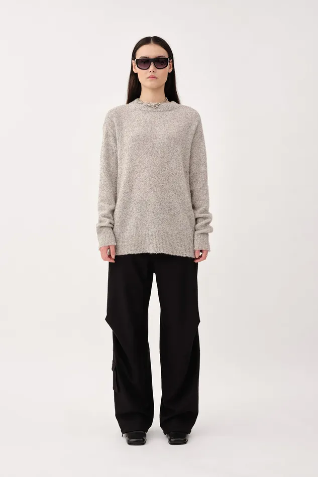 Knitwear Wonhundred Men San Diego Grey Melange