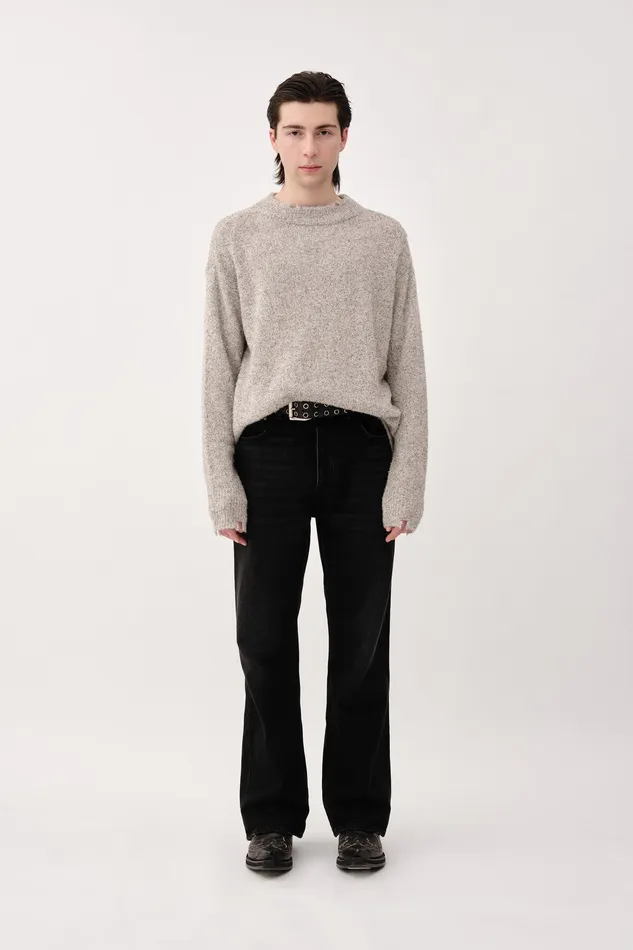 Knitwear Wonhundred Men San Diego Grey Melange