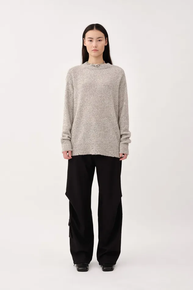 Knitwear Wonhundred Men San Diego Grey Melange