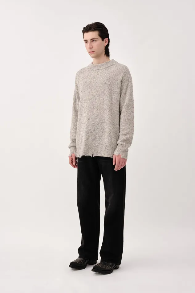 Knitwear Wonhundred Men San Diego Grey Melange