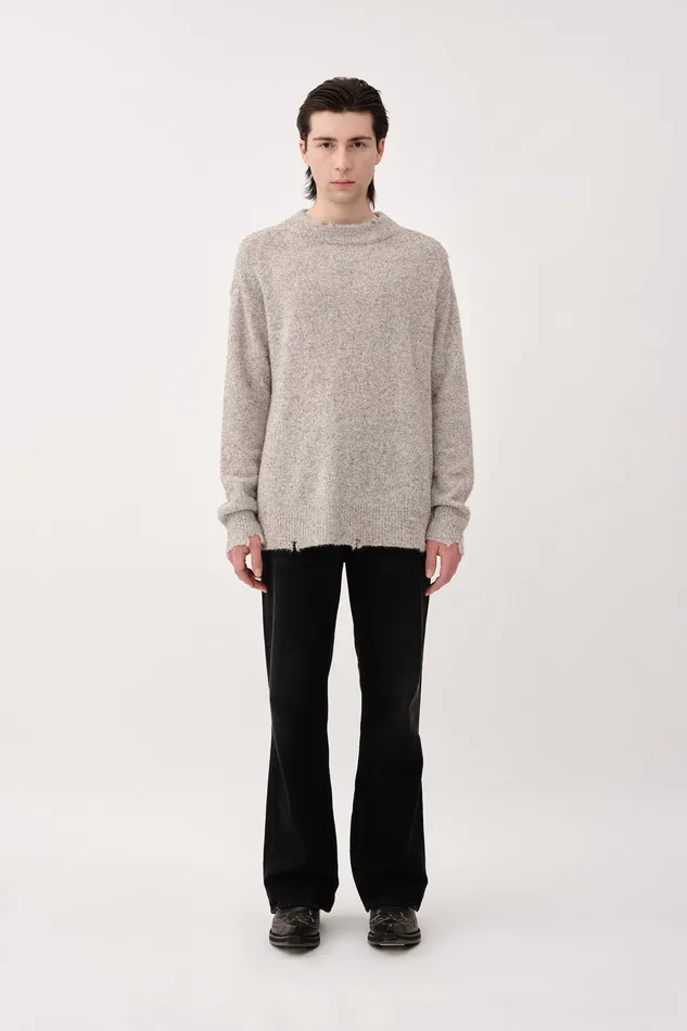 Knitwear Wonhundred Men San Diego Grey Melange