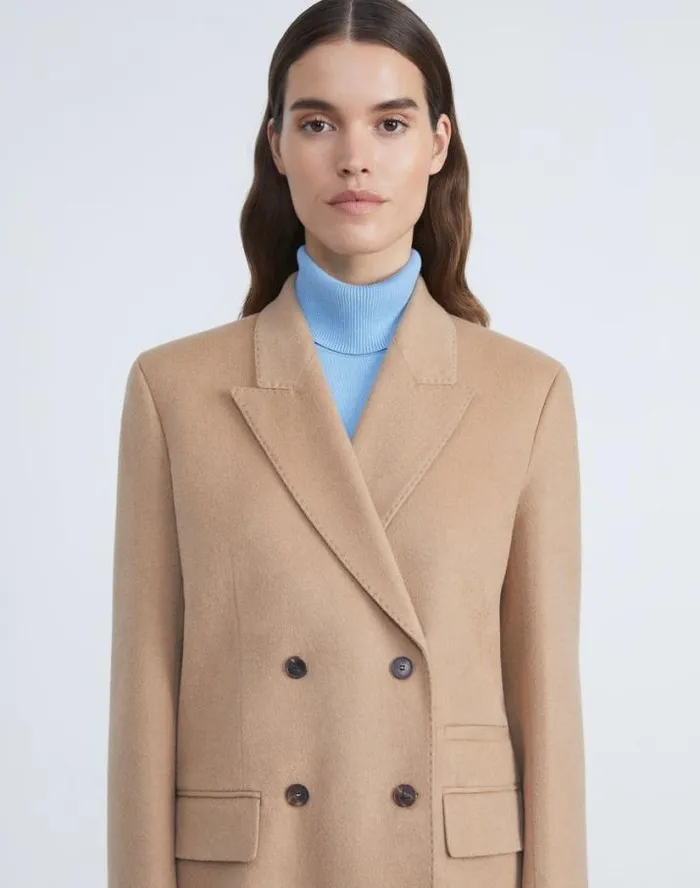 Lafayette 148 New York Camel Hair Coat Camel Ready To Wear Jackets and Blazers
