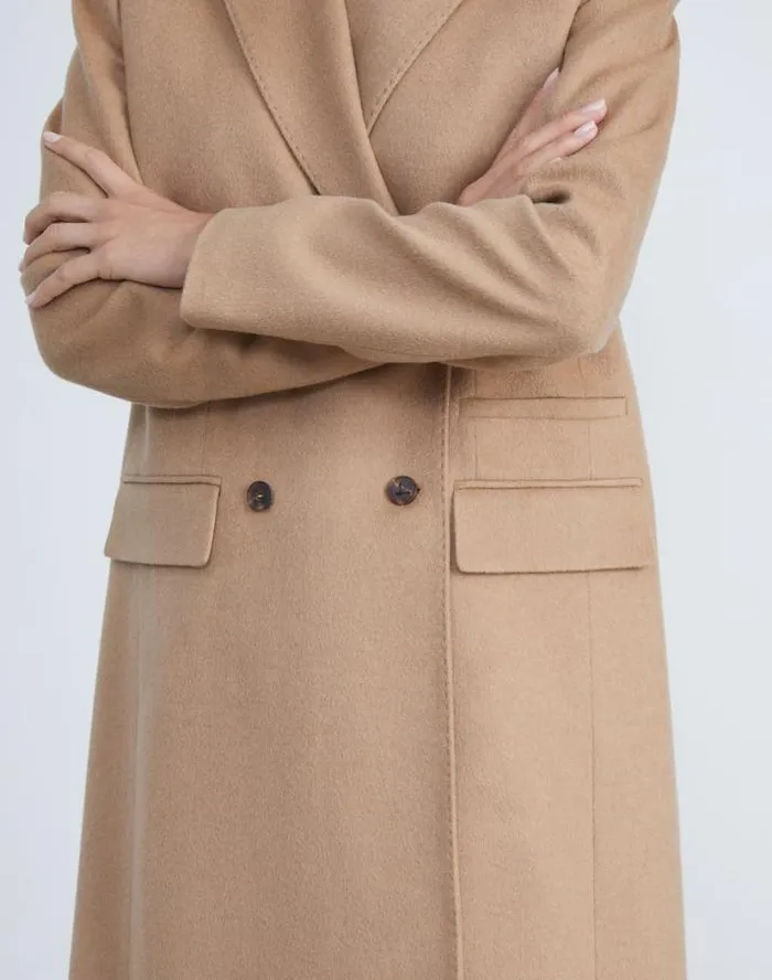 Lafayette 148 New York Camel Hair Coat Camel Ready To Wear Jackets and Blazers