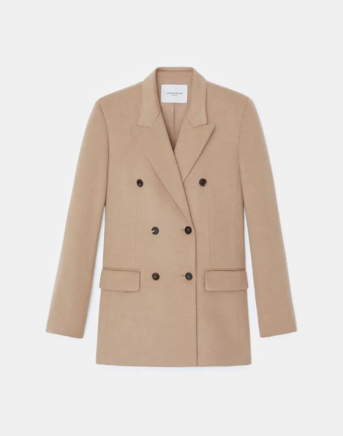 Lafayette 148 New York Camel Hair DoubleBreasted Trinity Blazer Camel Ready To Wear Jackets and Blazers Lafayette 148 New York Camel Hair DoubleBreasted Trinity Blazer Camel Ready To Wear Jackets and Blazers