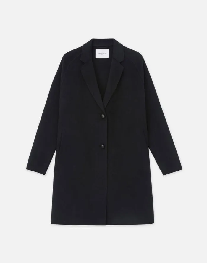 Lafayette 148 New York Cashmere Double Face Oversized Car Coat Black Ready To Wear Coats and Outerwear Lafayette 148 New York Cashmere Double Face Oversized Car Coat Black Ready To Wear Coats and Outerwear