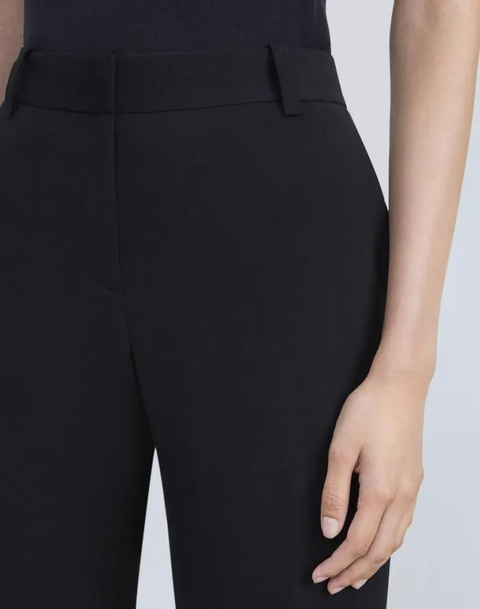Lafayette 148 New York Finesse Crepe Gates Pant Cloud Ready To Wear Pants and Shorts