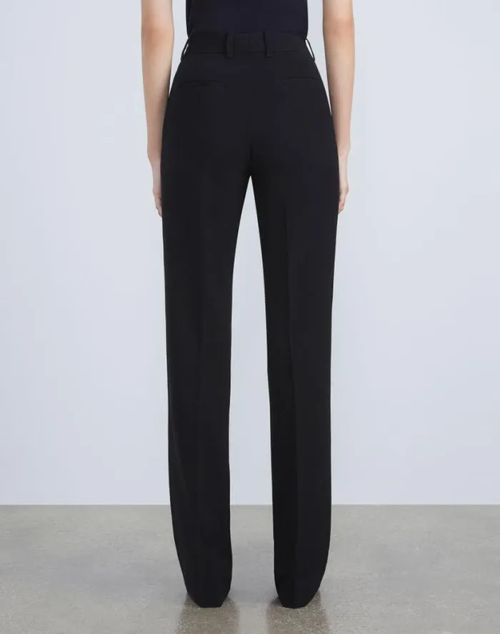 Lafayette 148 New York Finesse Crepe Gates Pant Cloud Ready To Wear Pants and Shorts