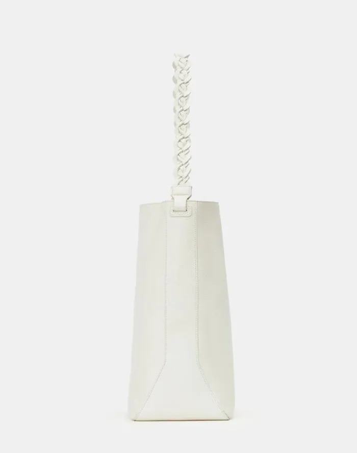 Lafayette 148 New York Grained Calfskin Leather 8 Knot HoboLarge Parchment HandbagsAccessories Leather Accessories