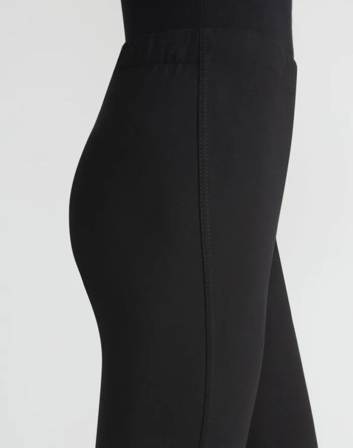 Lafayette 148 New York Punto Milano Ryders Legging Black Ready To Wear Pants and Shorts