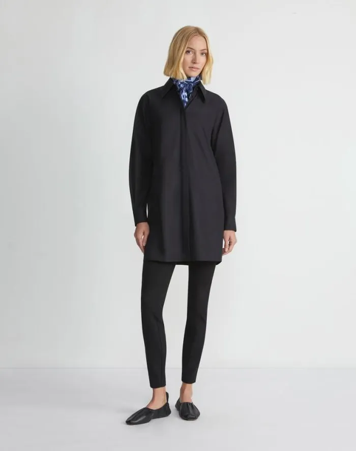 Lafayette 148 New York Punto Milano Ryders Legging Black Ready To Wear Pants and Shorts