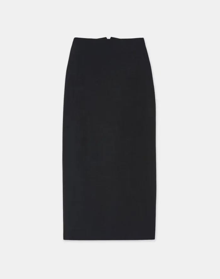 Lafayette 148 New York Responsible Wool Double Face Pencil Skirt Black Ready To Wear Skirts Lafayette 148 New York Responsible Wool Double Face Pencil Skirt Black Ready To Wear Skirts