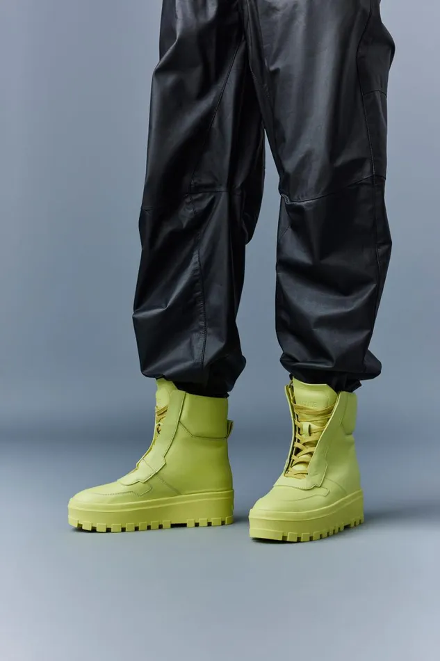 Leather Lined Boots Men Mackage EKONM Leather Midcalf Laceup Boots Black