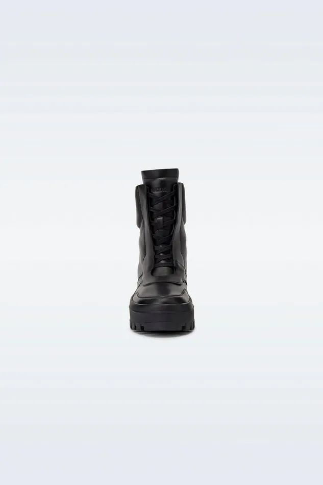 Leather Lined Boots Men Mackage EKONM Leather Midcalf Laceup Boots Black