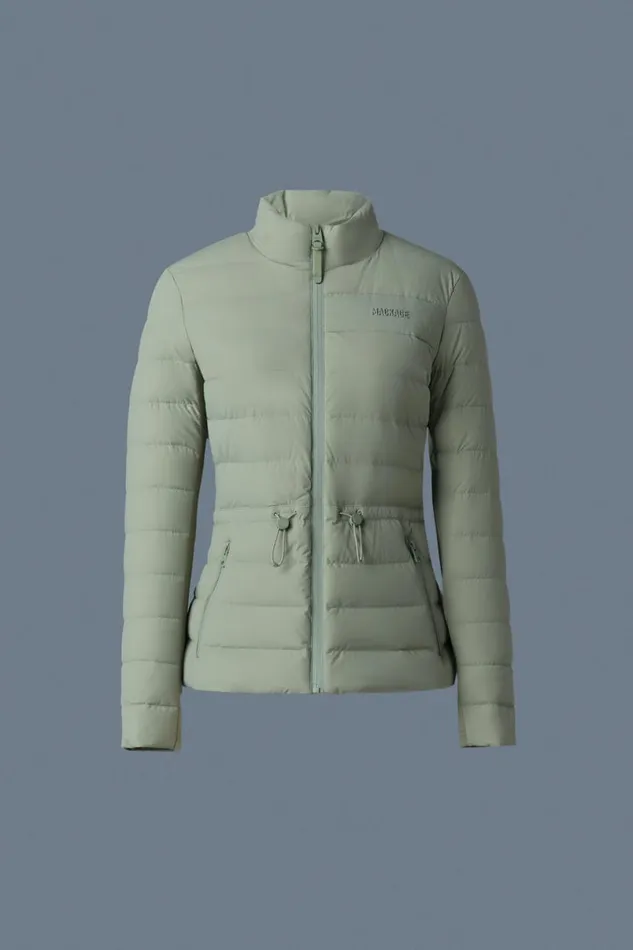 Light Down Jackets Women Mackage JACEYCITY Light Down Jacket With Stand Collar Trench