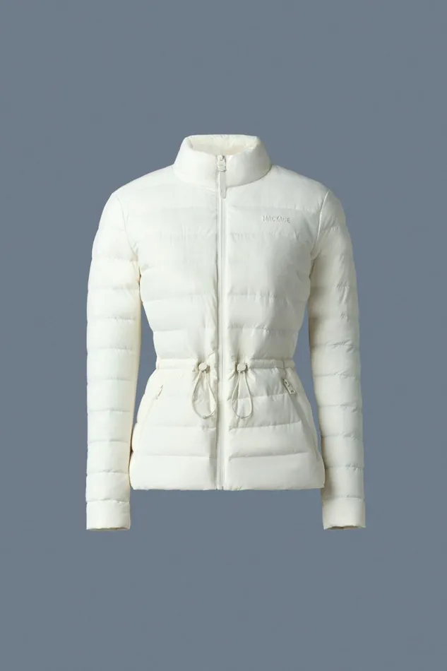Light Down Jackets Women Mackage JACEYCITY Light Down Jacket With Stand Collar Trench Light Down Jackets Women Mackage JACEYCITY Light Down Jacket With Stand Collar Trench