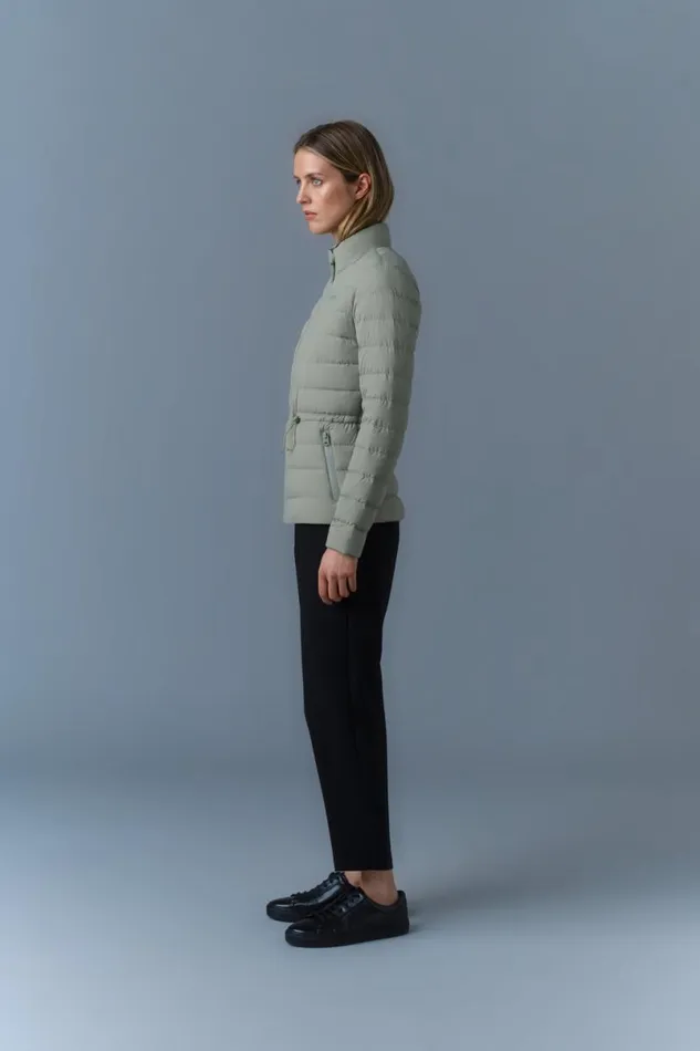 Light Down Jackets Women Mackage JACEYCITY Light Down Jacket With Stand Collar Trench Light Down Jackets Women Mackage JACEYCITY Light Down Jacket With Stand Collar Trench