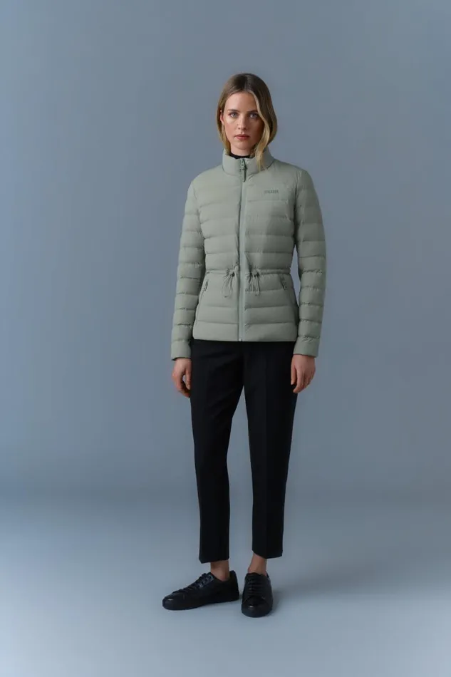 Light Down Jackets Women Mackage JACEYCITY Light Down Jacket With Stand Collar Trench Light Down Jackets Women Mackage JACEYCITY Light Down Jacket With Stand Collar Trench
