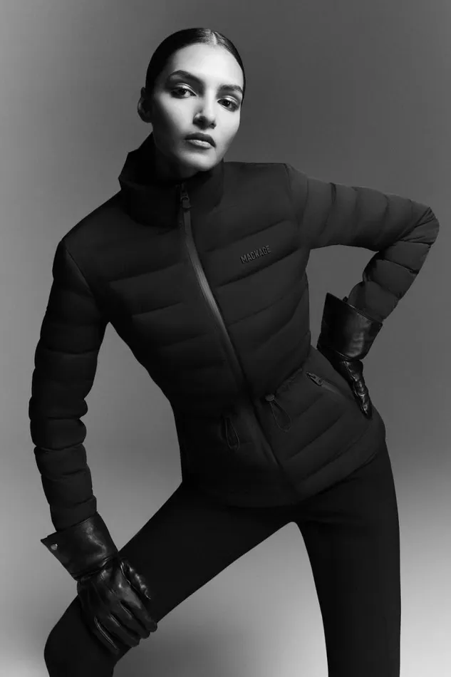 Light Down Jackets Women Mackage JACEYCITY Light Down Jacket With Stand Collar Trench Light Down Jackets Women Mackage JACEYCITY Light Down Jacket With Stand Collar Trench