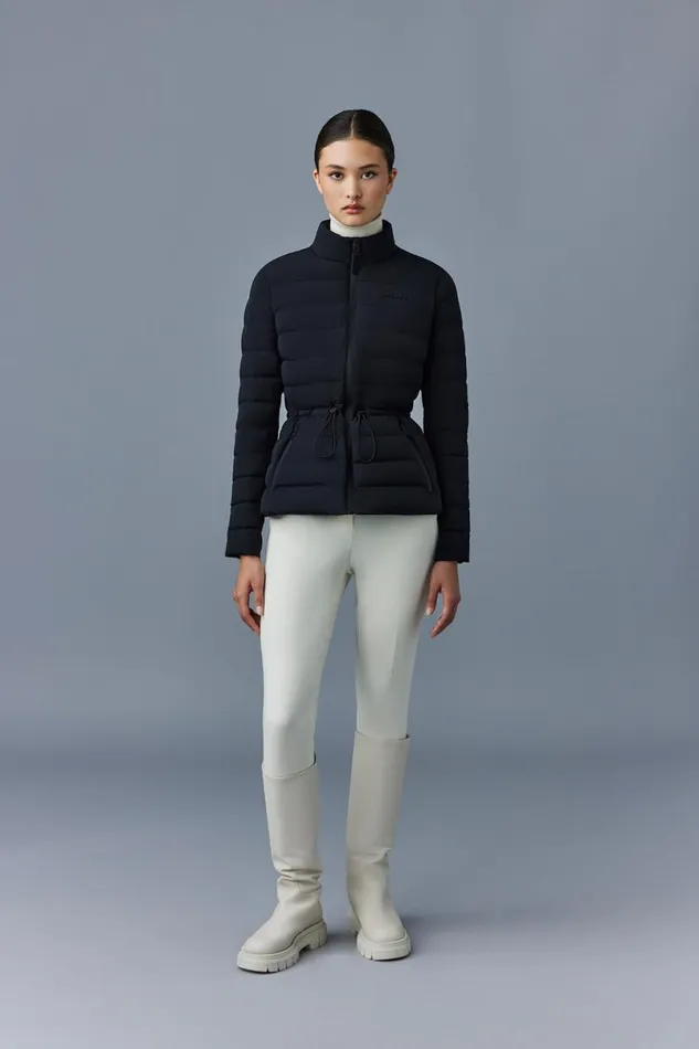 Light Down Jackets Women Mackage JACEYCITY Light Down Jacket With Stand Collar Trench Light Down Jackets Women Mackage JACEYCITY Light Down Jacket With Stand Collar Trench