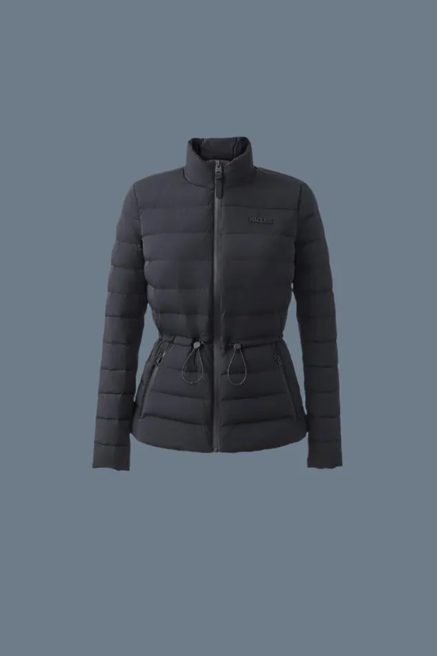 Light Down Jackets Women Mackage JACEYCITY Light Down Jacket With Stand Collar Trench Light Down Jackets Women Mackage JACEYCITY Light Down Jacket With Stand Collar Trench