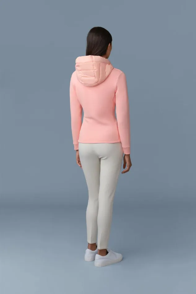 Light Jackets Women Mackage DELLAR Hybrid Jacket With Hood Cream Light Jackets Women Mackage DELLAR Hybrid Jacket With Hood Cream
