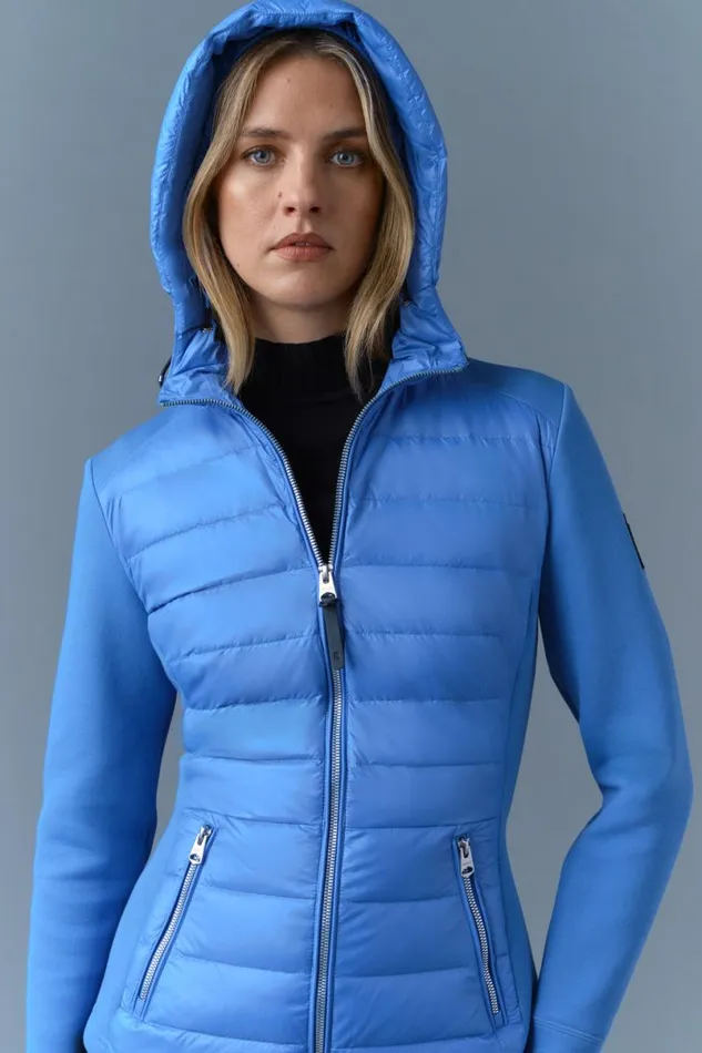 Light Jackets Women Mackage DELLAR Hybrid Jacket With Hood Cream Light Jackets Women Mackage DELLAR Hybrid Jacket With Hood Cream