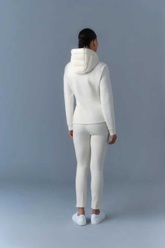Light Jackets Women Mackage DELLAR Hybrid Jacket With Hood Cream Light Jackets Women Mackage DELLAR Hybrid Jacket With Hood Cream