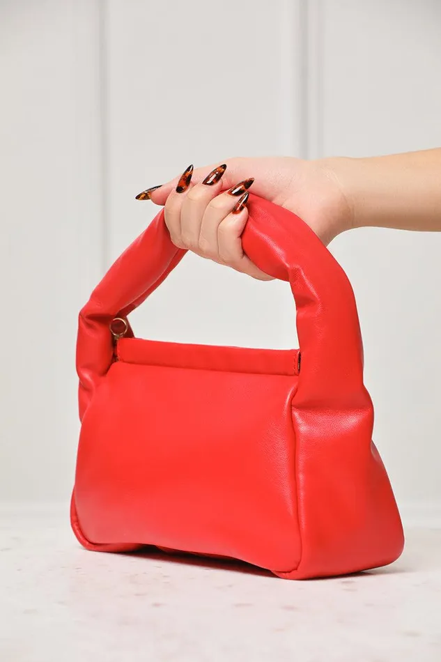 Lilly039s Kloset Bags Women Lucie Pillow Shoulder Bag Red FINAL SALE