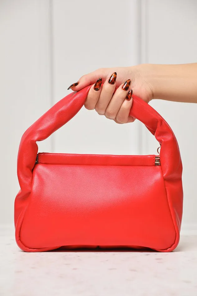 Lilly039s Kloset Bags Women Lucie Pillow Shoulder Bag Red FINAL SALE