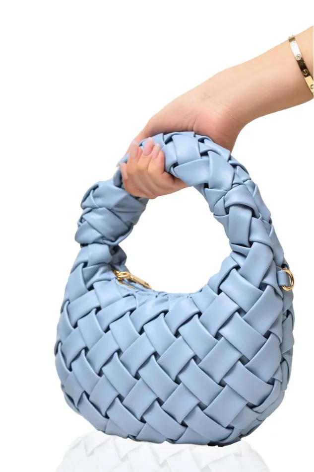 Lilly039s Kloset Bags Women Nadia Woven Bag Light Blue