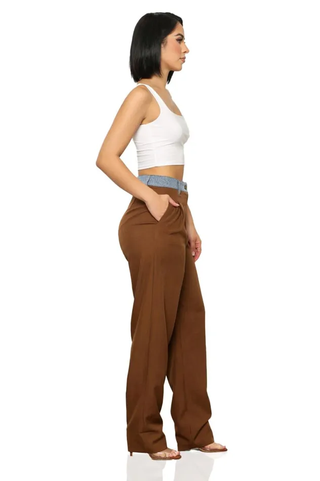 Lilly039s Kloset Bottoms Women Casual Chic Straight Leg Slacks