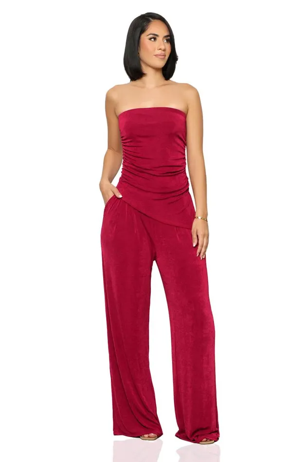Lilly039s Kloset Sets Women Nearly There Pants Set Wine
