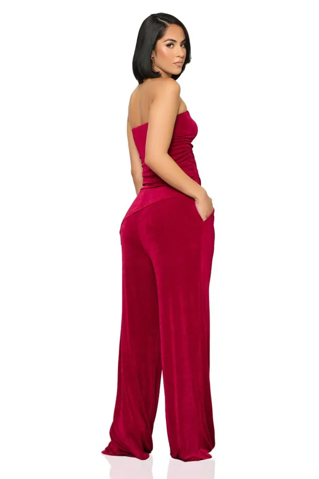 Lilly039s Kloset Sets Women Nearly There Pants Set Wine