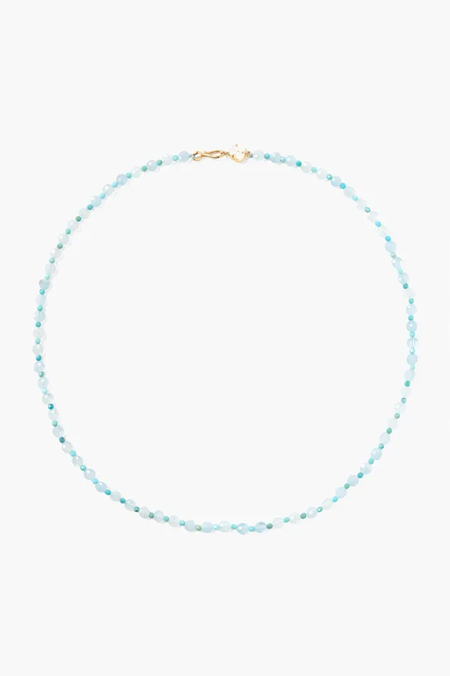 Lily Necklace Aquamarine Mix Women Chan Luu Necklaces