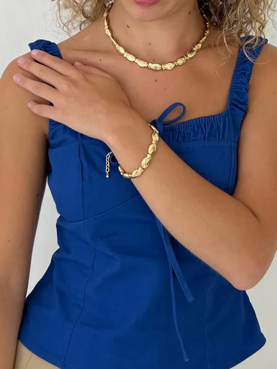 Lisa Says Gah Fishes Bracelet Gold Women Jewelry