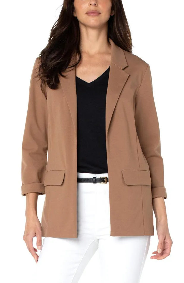 Liverpool Los Angeles BOYFRIEND BLAZER WITH PRINCESS DARTS Maple Women BLAZERS