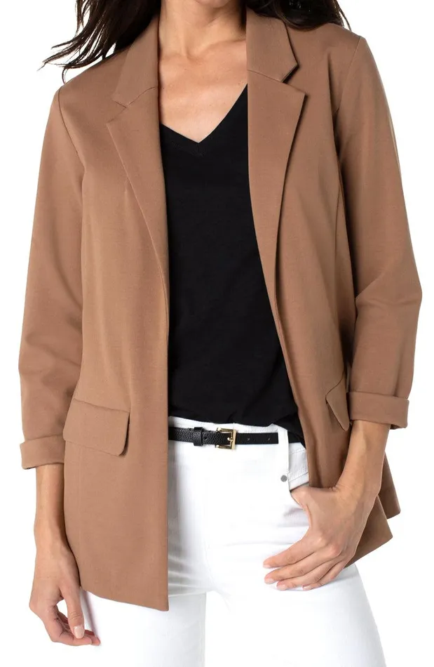 Liverpool Los Angeles BOYFRIEND BLAZER WITH PRINCESS DARTS Maple Women BLAZERS
