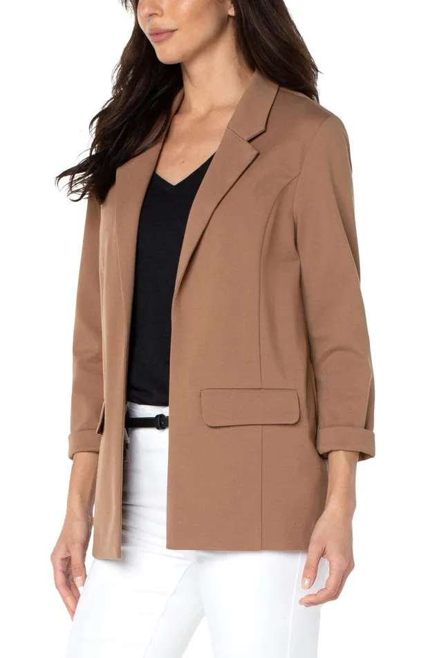 Liverpool Los Angeles BOYFRIEND BLAZER WITH PRINCESS DARTS Maple Women BLAZERS