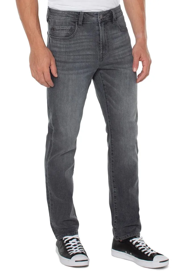 Liverpool Los Angeles KINGSTON MODERN STRAIGHT Greystone Men JEANS