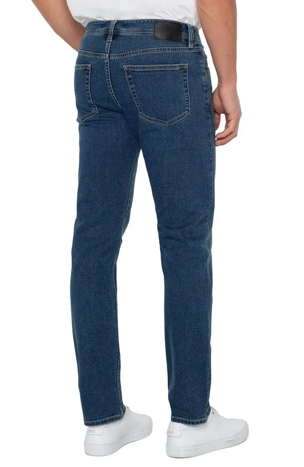 Liverpool Los Angeles KINGSTON MODERN STRAIGHT VINTAGE PREMIUM ECO Burlee Men JEANS